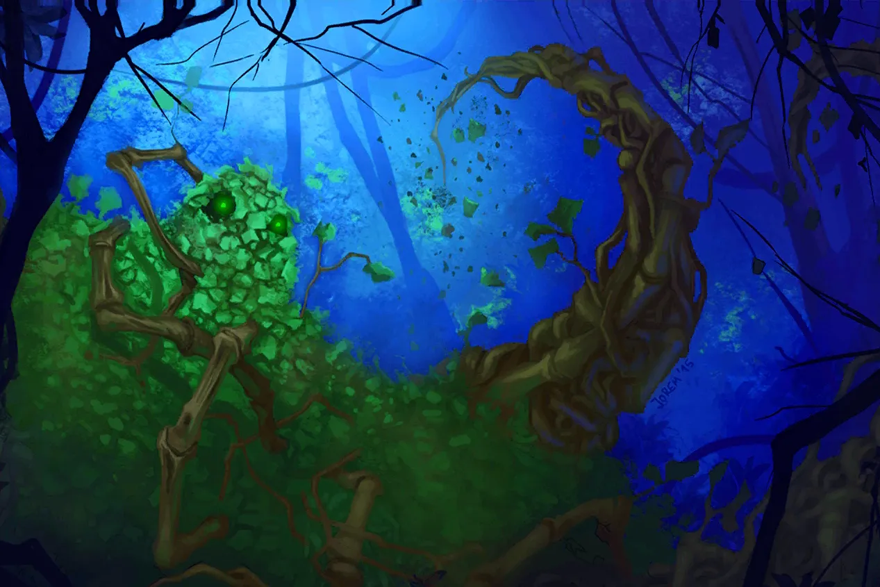 A Spread of Rampant Green