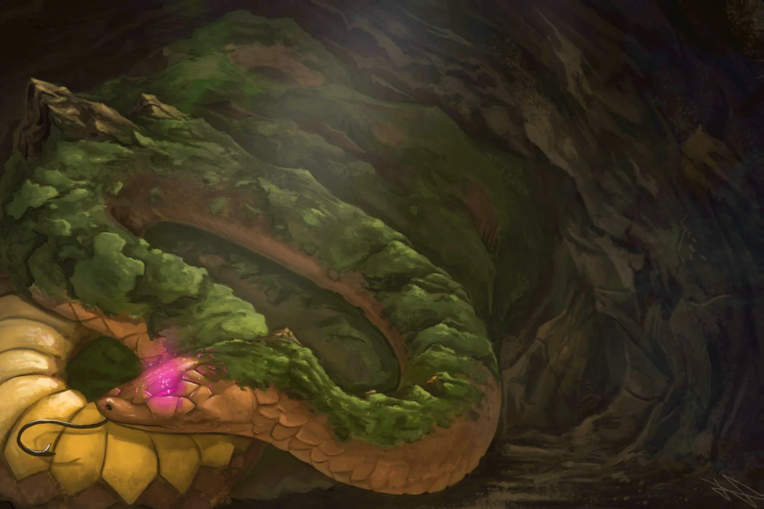 Serpent Slumbering Beneath the Island