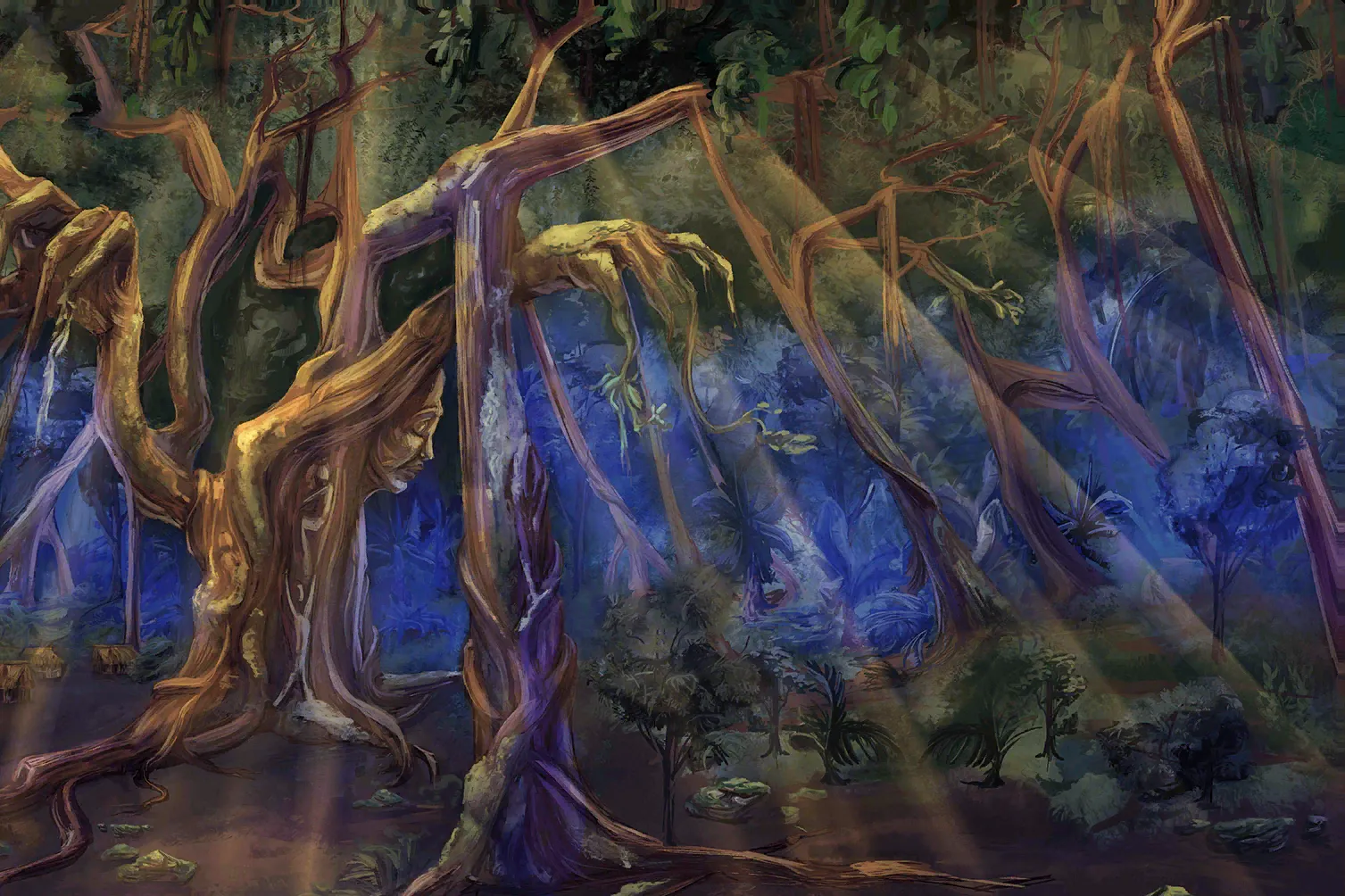 Towering Roots of the Jungle